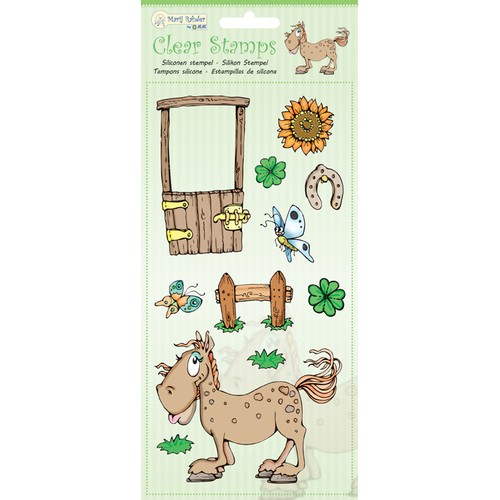 Marij Rahder Clear Stamps Horse (11pcs)