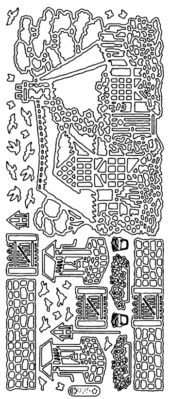 Starform Peel Off Sticker - Cottage