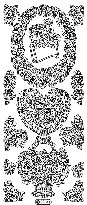 Starform Peel Off Sticker - Flower Basket
