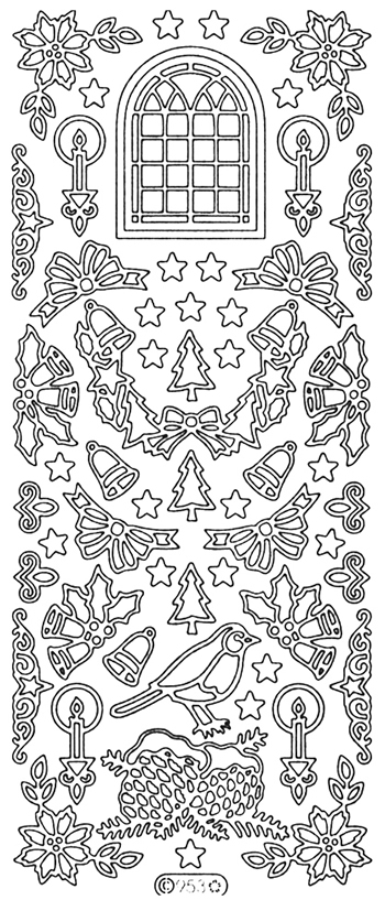Starform Peel Off Sticker - Small Assorted Christmas