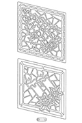 Starform Peel Off Sticker - Christmas Tree & Candles in Frames