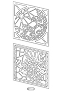 Starform Peel Off Sticker - Angel & Scene in Frames