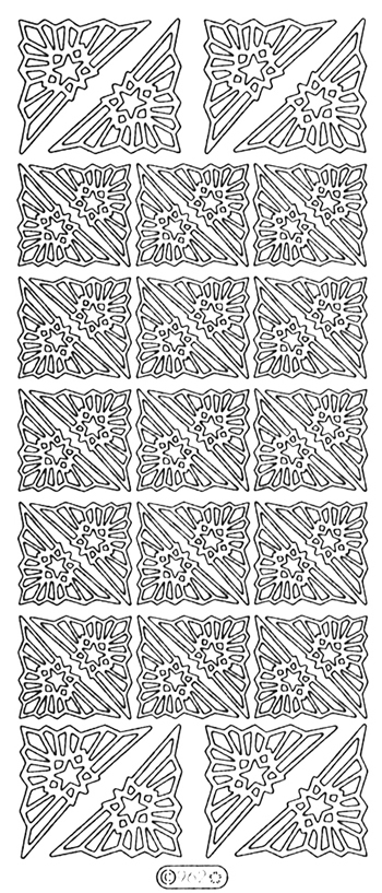 Starform Peel Off Sticker - Star Corners