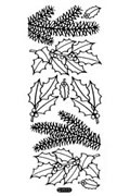 Starform Peel Off Sticker - Large Holly