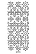 Starform Peel Off Sticker - Christmas Flowers Starform Peel Off Sticker - Christmas Flowers