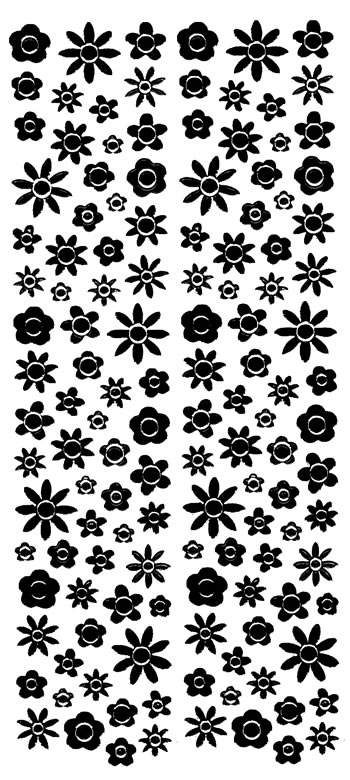 Peel Off Sticker - Flower Eyelets