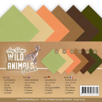 Amy Design Wild Animals Outback Linen Cardstock Pack - 4K