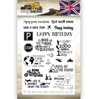 Amy Design Daily Transport Clear Stamp Text Amy Design Daily Transport Clear Stamp Text