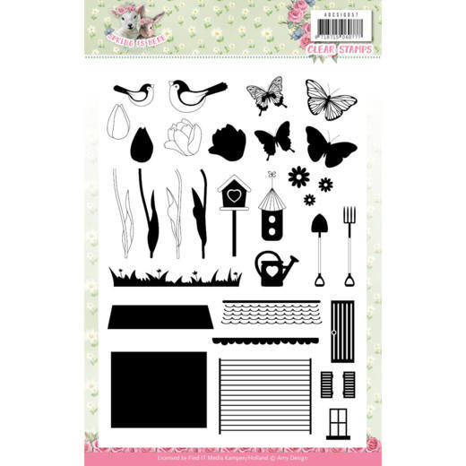 Amy Design Spring is Here Clear Stamp