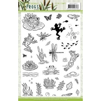 Amy Design Friendly Frogs Clear Stamps