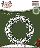 Amy Design Spring - Butterfly Swirl Frame