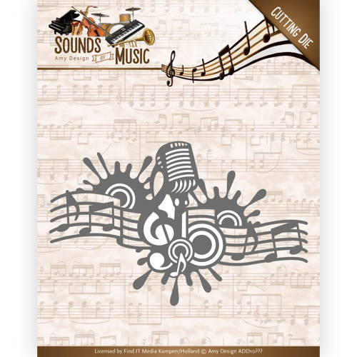 Amy Design Sounds of Music Cutting Die - Music Border