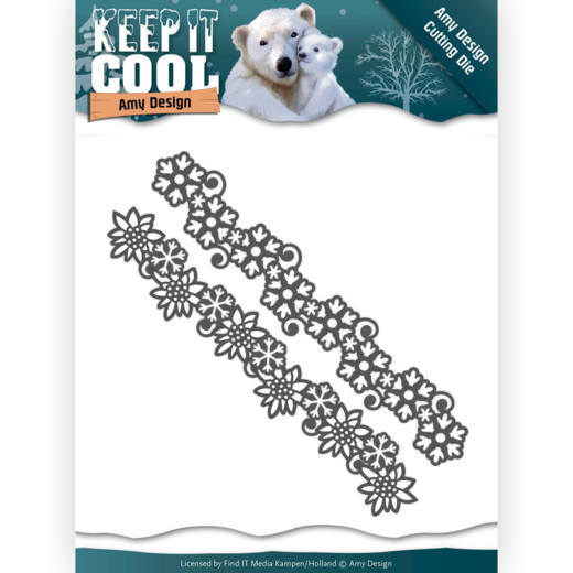 Amy Design Keep it Cool Cutting Die - Cool Borders