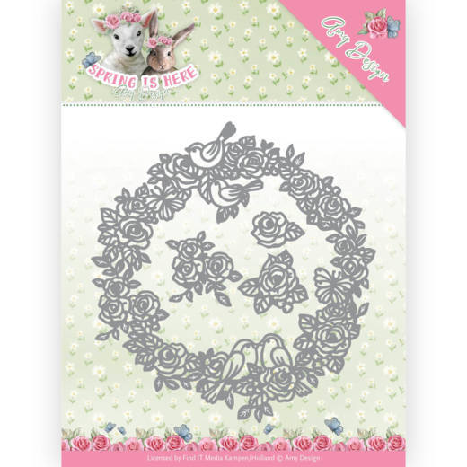 Amy Design Spring is Here Cutting Die - Circle of Roses