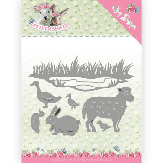 Amy Design Spring is Here Cutting Die - Spring Animals