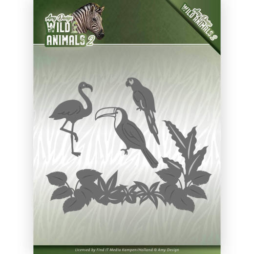 Amy Design Wild Animals 2 Cutting Die - Tropical Birds