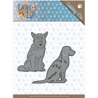 Amy Design Dog's Life Cutting Die - Sitting Dogs