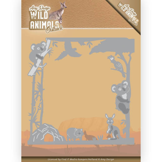 Amy Design Wild Animals Outback Cutting Die - Koala Frame