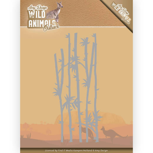 Amy Design Wild Animals Outback Cutting Die - Bamboo Grass