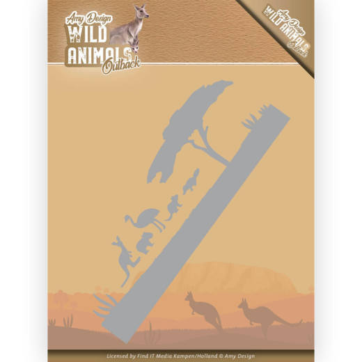 Amy Design Wild Animals Outback Cutting Die - Landscape