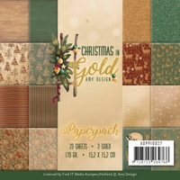 NEW Amy Design Christmas in Gold Paper Pack NEW Amy Design Christmas in Gold Paper Pack