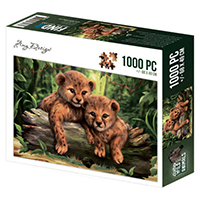 Amy Design Wild Animals Puzzle - Cubs (1000 pieces)