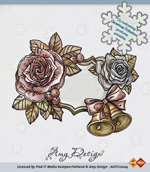 Amy Designs Stamp - Roses and Bells SALE 50% OFF MARKED PRICE