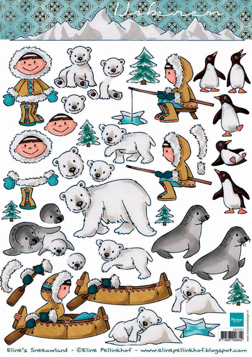Marianne Design - Design Sheets - Eskimos 2