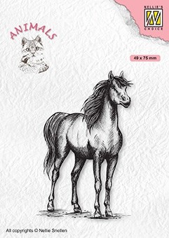 Nellie Snellen Clear Stamp Animals - Horse