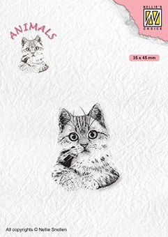 Nellie Snellen Clear Stamp Animals - Pussycat