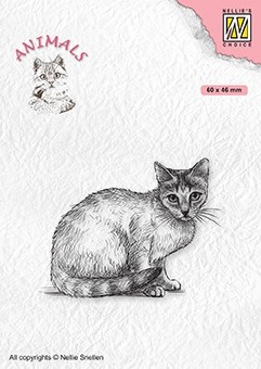 Nellie Snellen Clear Stamp Animals - Cat