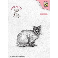 Nellie Snellen Clear Stamp Animals - Cat