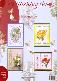 Ann's Paper Art 3D Stitching Sheets Booklet 2