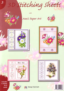 Ann's Paper Art 3D Stitching Sheets Booklet 3