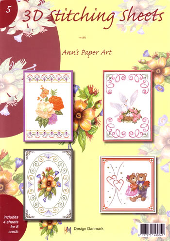 Ann's Paper Art 3D Stitching Sheets Booklet 5