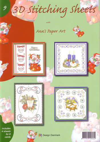 Ann's Paper Art 3D Stitching Sheets Booklet 9
