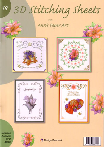 Ann's Paper Art 3D Stitching Sheets Booklet 18
