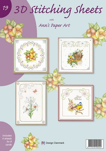 Ann's Paper Art 3D Stitching Sheets Booklet 19