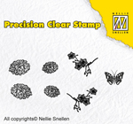 Nellie Snellen Precision Clear Stamp Nature - Dandelion