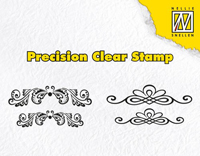 Nellie Snellen Precision Clear Stamp - Swirls & Diamonds Nellie Snellen Precision Clear Stamp - Swirls & Diamonds