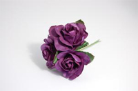 Tea Roses x3 Purple Tea Roses x3 Purple