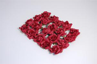 Paper Rose Heads x20 Burgundy Paper Rose Heads x20 Burgundy
