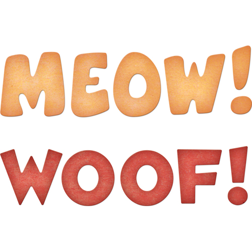 75% OFF  Cheery Lynn Designs Dies - Meow! & Woof!