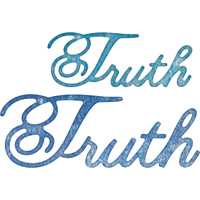 75% OFF  Cheery Lynn Designs Dies - Truth (Set of 2)