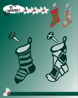50% OFF By Lene Cutting & Embossing Die - Christmas Socks
