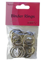 Crafts Too Binder Rings 20pcs 3/4 Crafts Too Binder Rings 20pcs 3/4