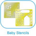 Baby Embossing Stencils + Paper Punches