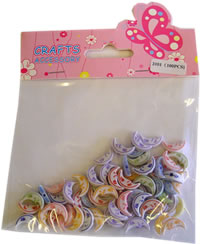 Craft Accessory - Crescent Moon 100pcs