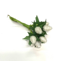 Craft Artist Festive Stamen - White Glass