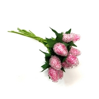 Craft Artist Festive Stamen - Pink Glass Craft Artist Festive Stamen - Pink Glass